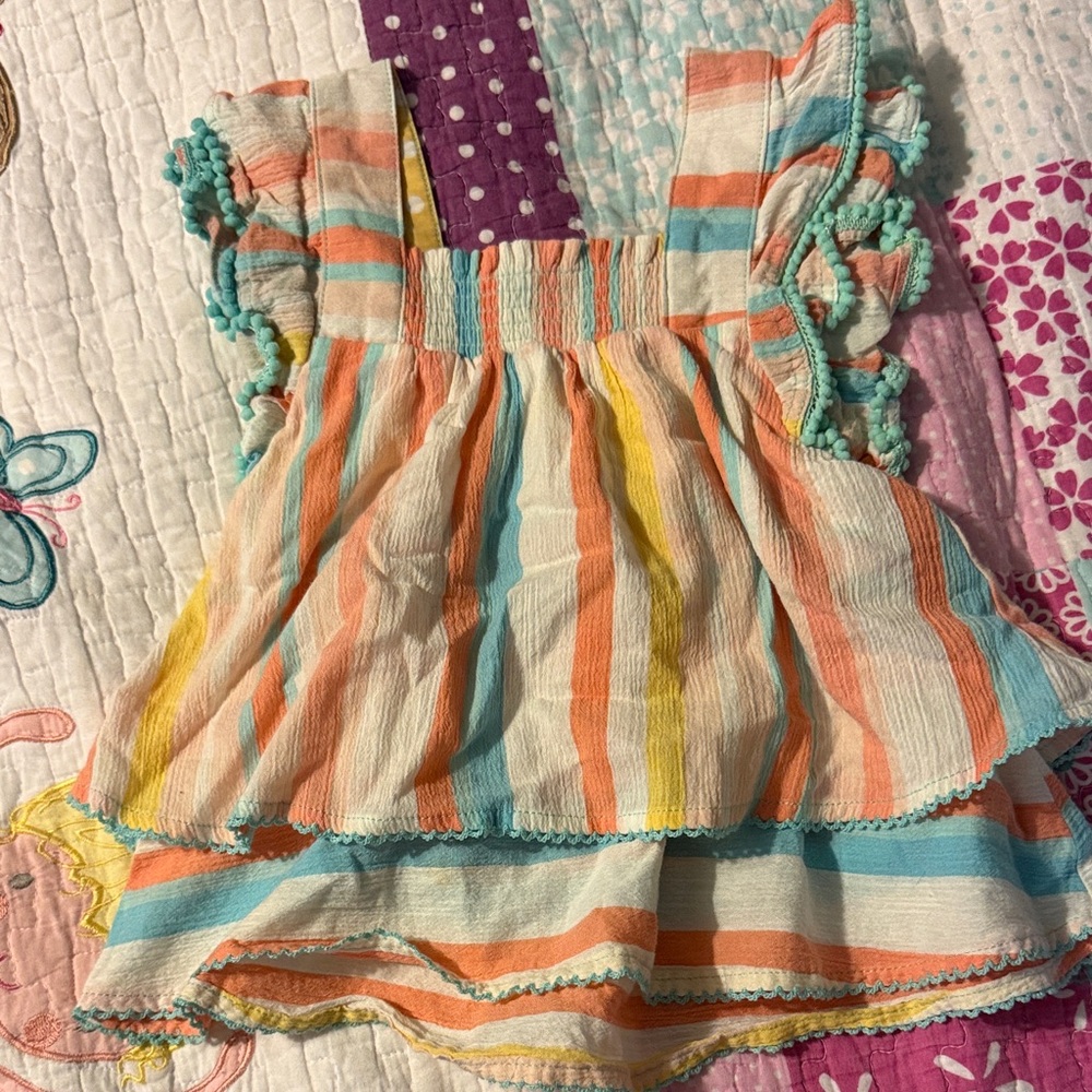 Matilda Jane Multicolor Striped Kids Top